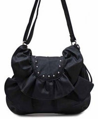 Black Flap Shoulder Bag