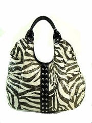 Glitzy Zebra Shoulder Bag!